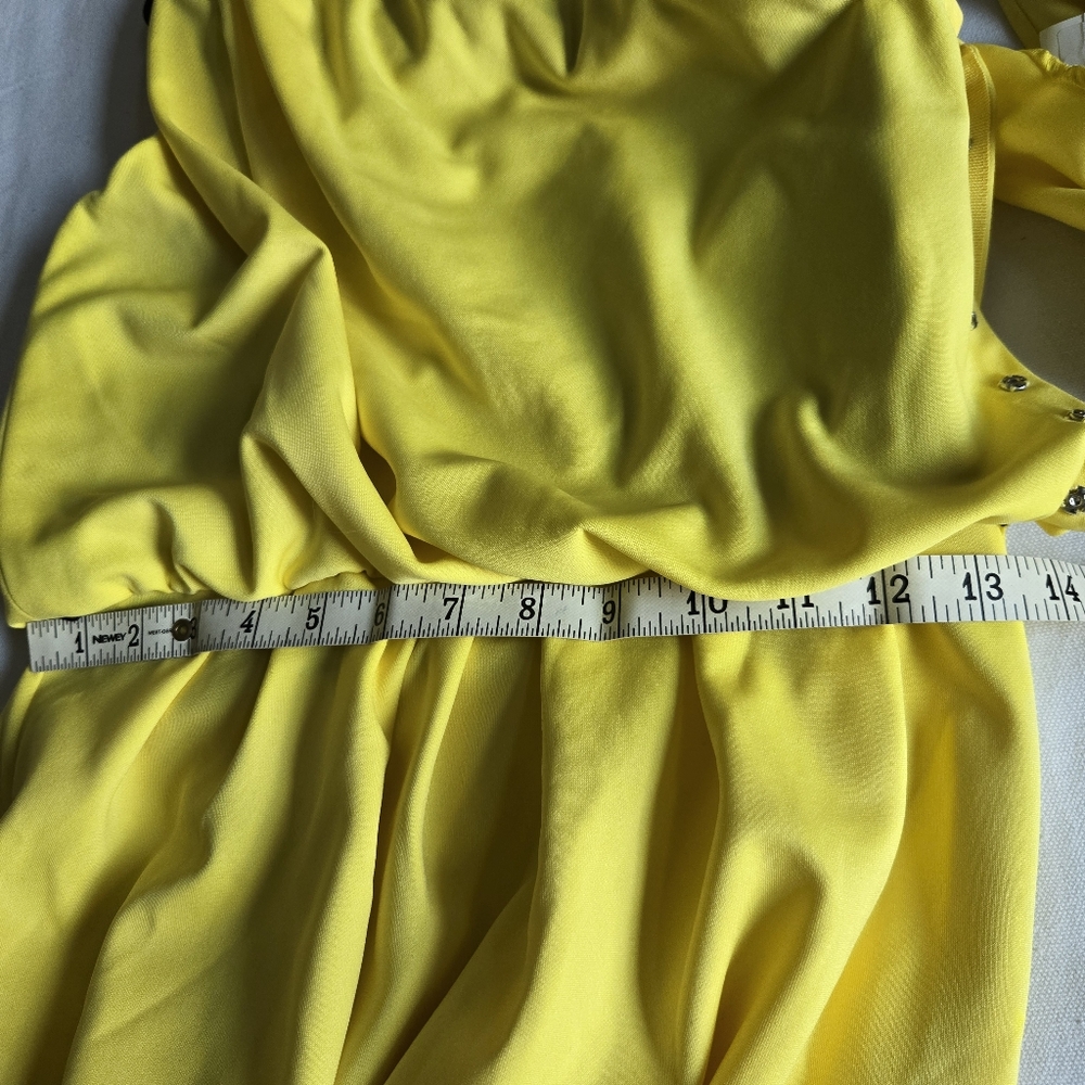 MARC JACOBS RUNWAY I NWT US 4 One Shoulder Gown I canary yellow - Picture 14 of 14